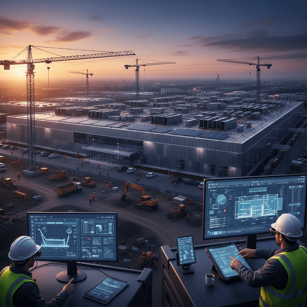 Featured image for Boom-ul centrelor de date și șantierele din România