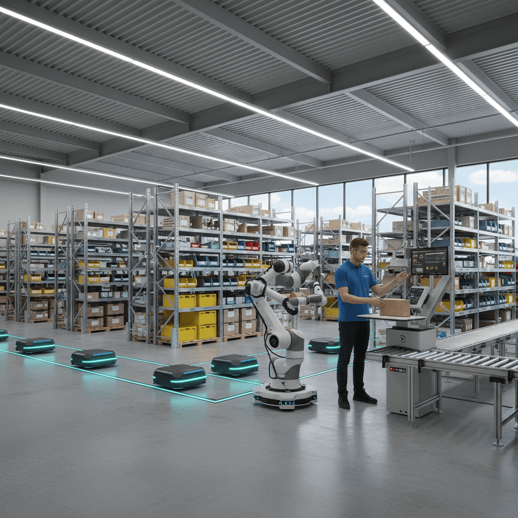 Featured image for Hoe slimme robots magazijnwerk echt veiliger maken