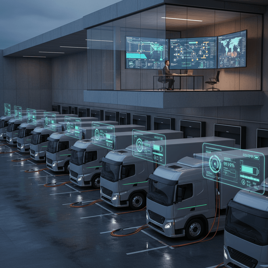 Featured image for Slimme laadplanning voor EV-trucks met AI