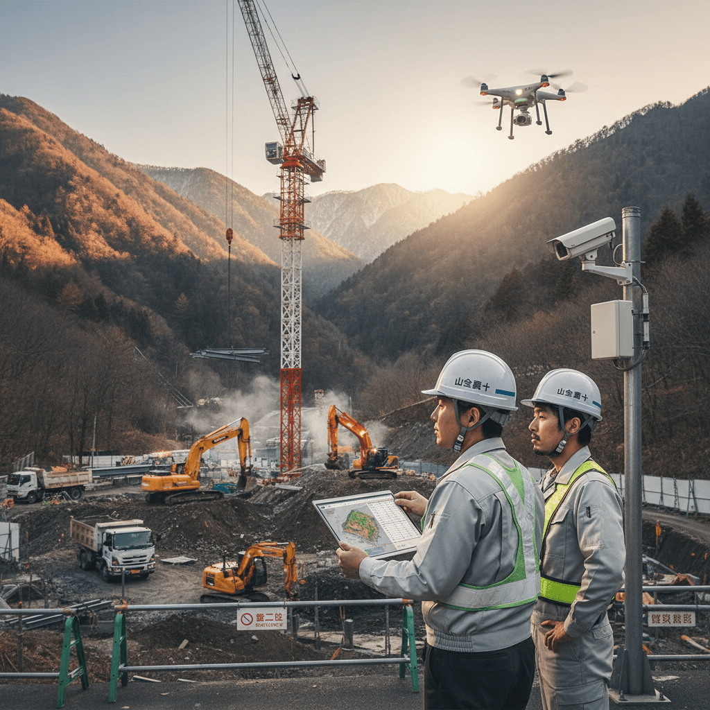 Featured image for 4å²ã®èªæ²»äœãICTã»AI掻çšãåŸæŒãïŒå»ºèšäŒç€Ÿã®ä»ããåãã¹ãæŠç¥