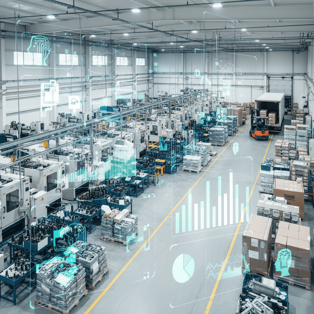 Featured image for Umjetna inteligencija u lancu opskrbe proizvodnje