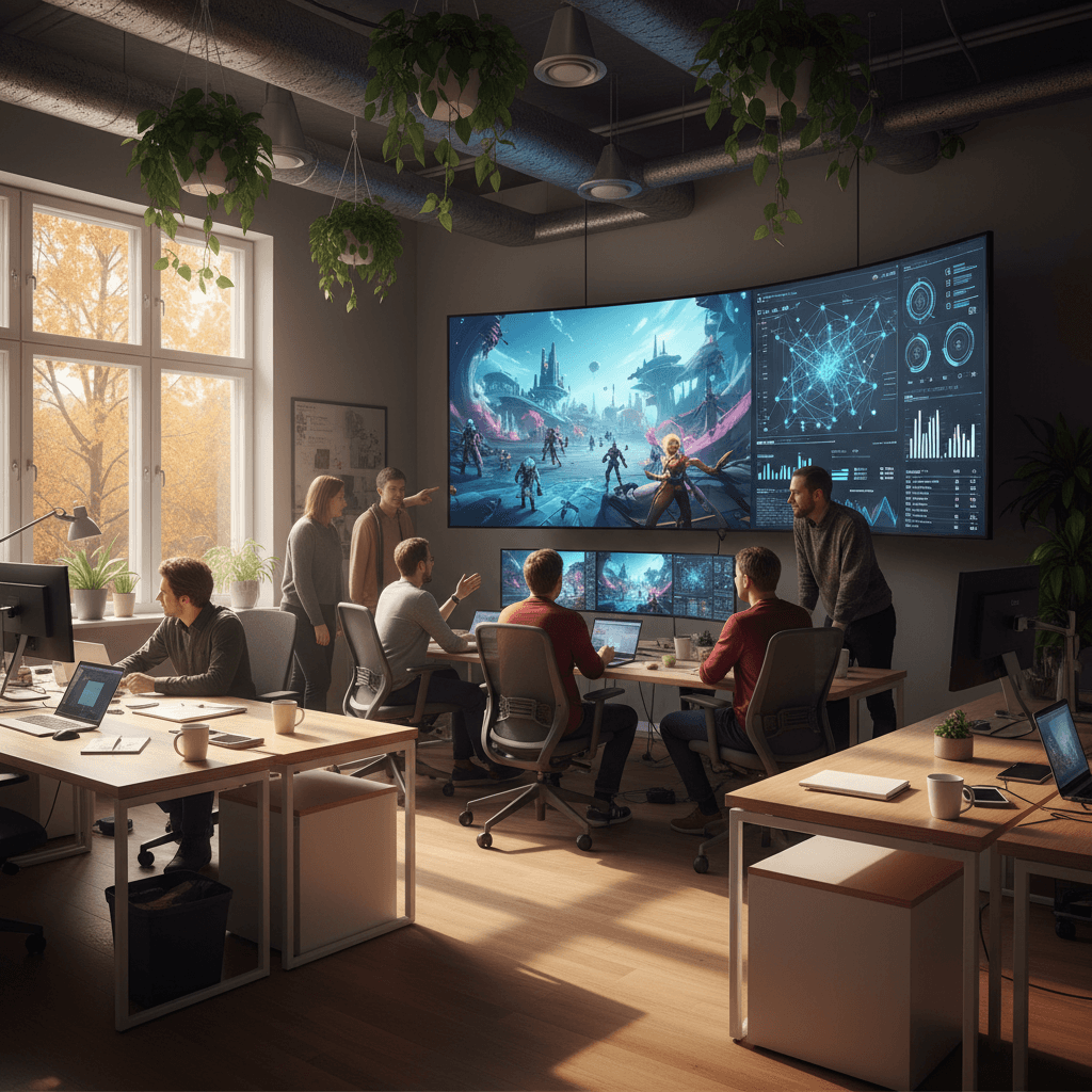 Featured image for Tekoäly pelikehityksessä 2025: hype, sudenkuopat ja mahdollisuudet