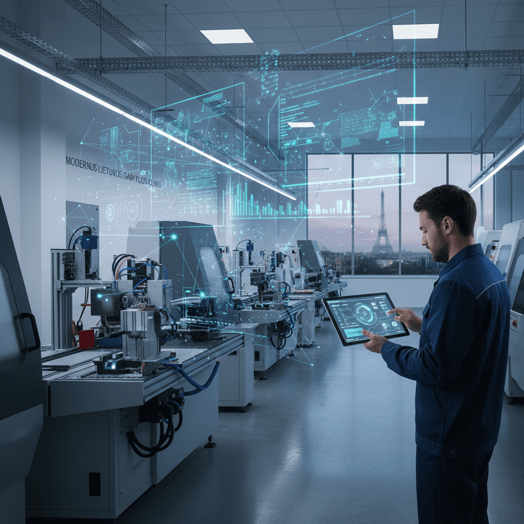 Featured image for Kaip „AI Davosas“ Paryžiuje keičia Lietuvos pramonę